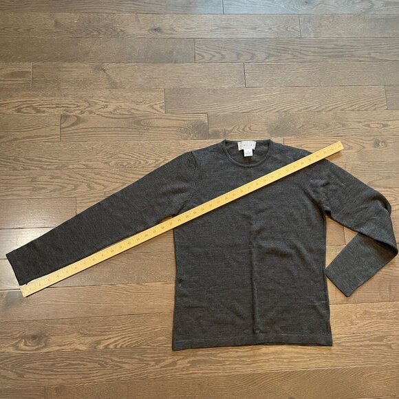 Saks Fifth Avenue Folio Collection Sweater, 100% Extrafine Merino Wool, Size M - Picture 5 of 8